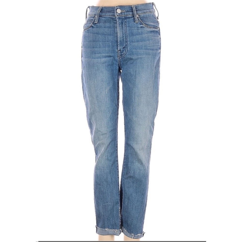 Mother Stunner Zip Ankle Step Fray Good Girls Do Jeans